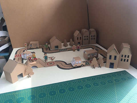 瓦楞纸桌面游戏