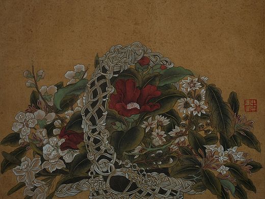 花篮图（个人主页-ZNDMwMTM5NTY=） - 绘画 - 站酷设计师胡水水原创素材 - 站酷ZCOOL