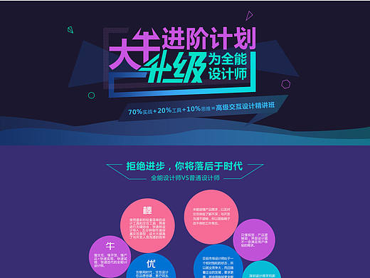 交互设计课程专题页