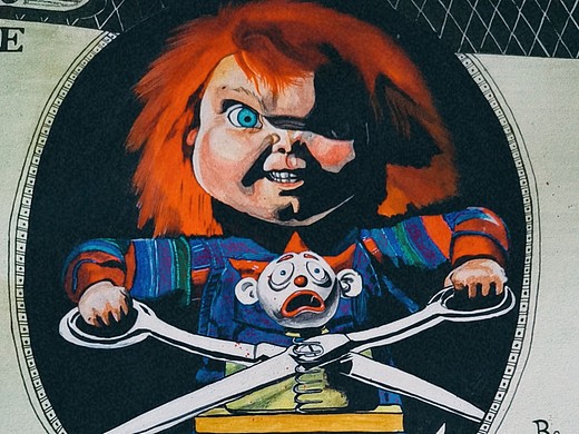 鬼娃回魂主题美金