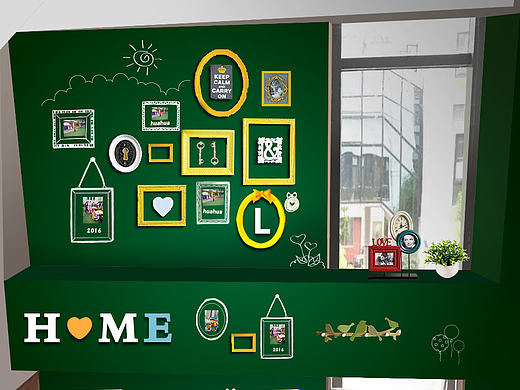 幼儿园楼道展示墙设计