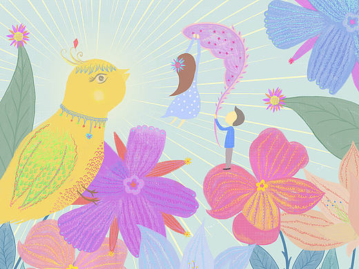 我与鸟儿的故事（个人主页-ZMTYzNjg1MzI=） - 商业插画 - 站酷设计师SoYenoo原创素材 - 站酷ZCOOL