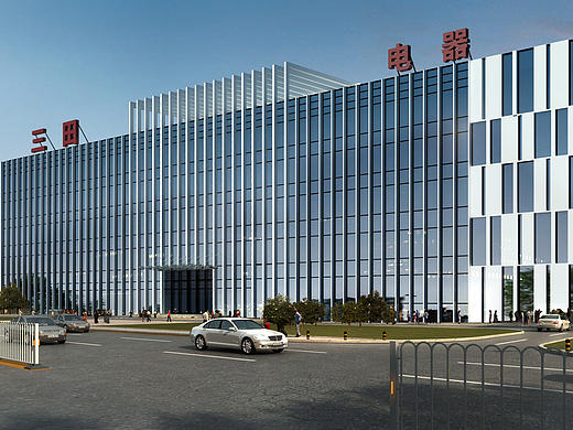 三田电器单体效果图（个人主页-ZMTkyNDIzOTY=） - 建筑设计 - 站酷设计师崔菲菲原创素材 - 站酷ZCOOL