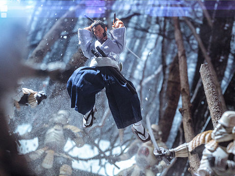 玩具摄影 mezco 武士金刚狼（附带实景拍摄花絮）