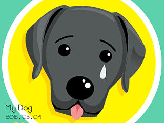 拉布拉多调皮从高处跳下来腿受伤了