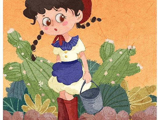 扁平肌理插畫分享（個人主頁-ZNTkzMjg5ODg=） - 兒童插畫 - 站酷設(shè)計師鄭多多0939原創(chuàng)素材 - 站酷ZCOOL