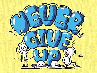 鼓励一下自己，不放弃！（个人主页-ZNzgwMzM4MA==） - 创作习作 - 站酷设计师Sasa丸子原创素材 - 站酷ZCOOL