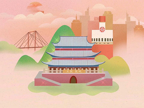 城市插画