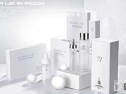 护肤品套装拍摄案例,一道光影,一种灰色