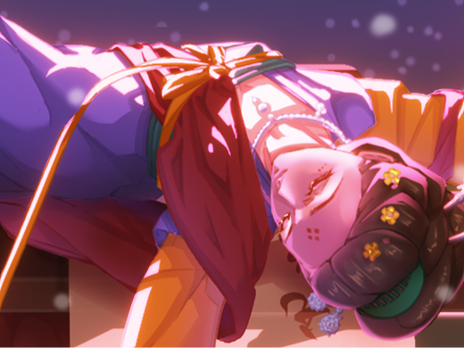系列插画《历代女子生活图鉴》之《鱼玄机》
