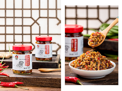 茶油外婆菜辣酱下饭菜 美食拍摄