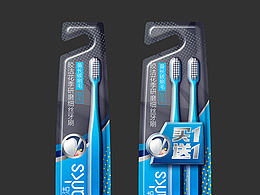 皎洁牙刷包装设计