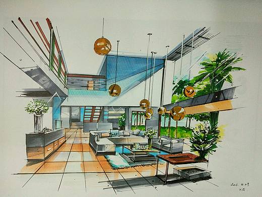 室内手绘