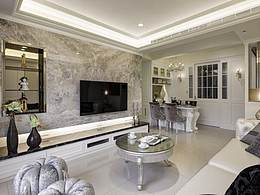 成都龙发装饰设计,160㎡新古典风格