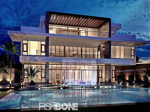 鱼骨设计-东南亚大宅