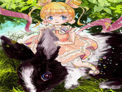 家里添了新成员 兔小姐奥利奥