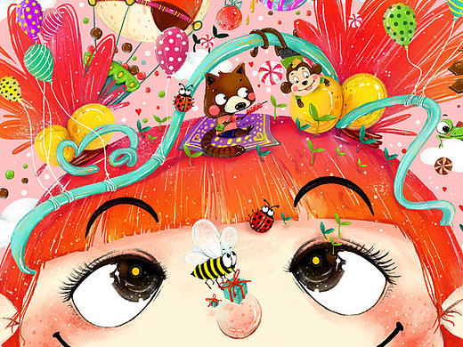 假如我在某某某（个人主页-ZMjU2MjMxMDg=） - 儿童插画 - 站酷设计师烧麦先生原创素材 - 站酷ZCOOL