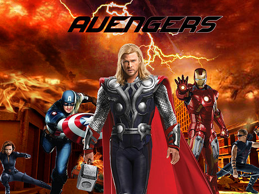 复仇者联盟海报设计