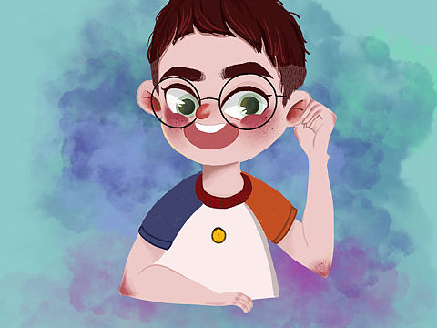 情侣头像（个人主页-ZMzMyNDYxNDg=） - 儿童插画 - 站酷设计师卓小哼原创素材 - 站酷ZCOOL