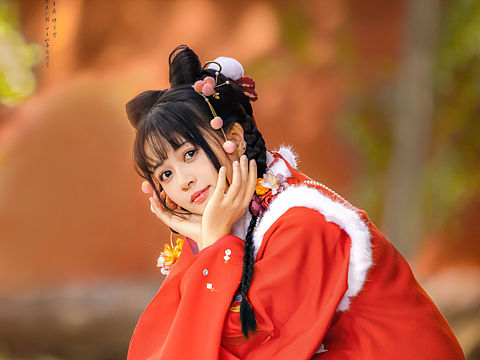 故宫可爱风汉服写真