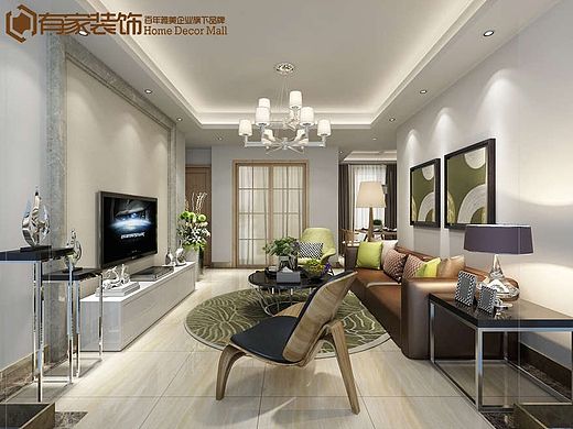 几款恒亿尚品湾客厅装修效果图