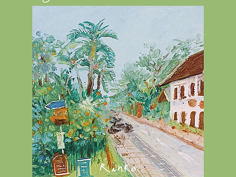 最近的画 | 油画棒风景绿色系