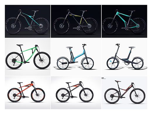 哈士奇设计作品 -自行车合集
