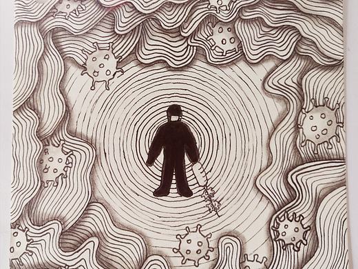 中国加油，希望就在云背后