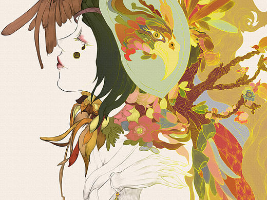 歸巢（個(gè)人主頁-ZMjUwMjQzNzI=） - 藝術(shù)插畫 - 站酷設(shè)計(jì)師BKza原創(chuàng)素材 - 站酷ZCOOL