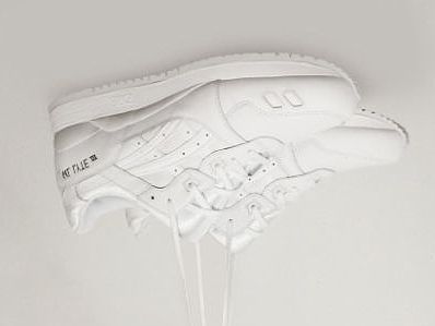 Asics Gel-Lyte III Pure White 手机摄影