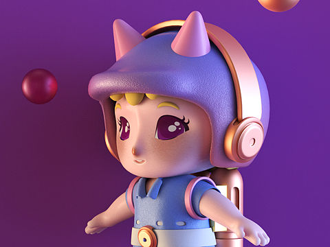 C4D卡通人物形象
