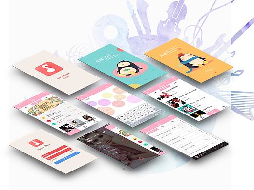 Sugermusic 音乐APP（个人主页-ZMTc1NTEzODQ=） - APP界面 - 站酷设计师Easyon原创素材 - 站酷ZCOOL