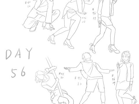 #速写60天挑战赛# Day 56 @速写班长