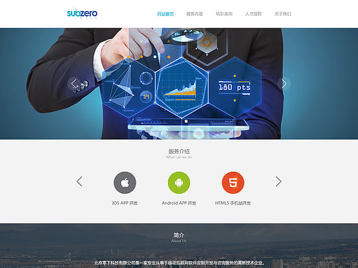 企业网页重设计