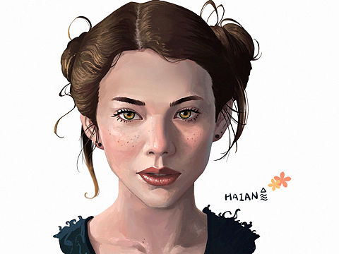 雀斑女孩（个人主页-ZNDM5OTc1NDg=） - 创作习作 - 站酷设计师海安BONG原创素材 - 站酷ZCOOL