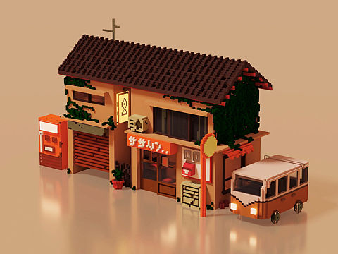 体素日系小屋
