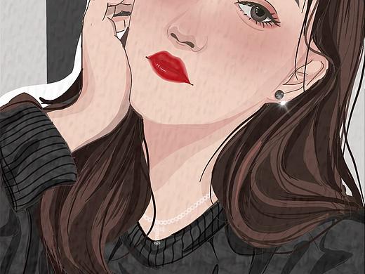 手绘头像 可约稿