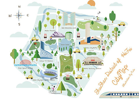 合肥政务区地图