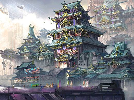 建筑練習(xí)（個人主頁-ZNTU5NzYyNDA=） - 概念設(shè)定 - 站酷設(shè)計師MingYu1原創(chuàng)素材 - 站酷ZCOOL