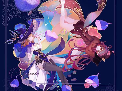 原神同人（个人主页-ZNTkwMjM0NDA=） - 创作习作 - 站酷设计师七弦喵原创素材 - 站酷ZCOOL