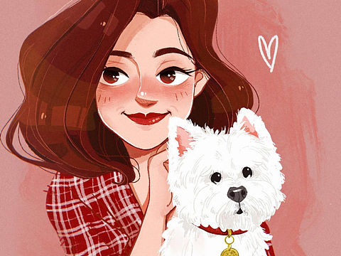 情人節(jié)最適合情侶頭像（個人主頁-ZNDI2NzY3Mjg=） - 商業(yè)插畫 - 站酷設(shè)計師東嶼原創(chuàng)素材 - 站酷ZCOOL