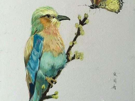 碟鸟恋（个人主页-ZMTY4NTQ1MzY=） - 绘画 - 站酷设计师96TAO原创素材 - 站酷ZCOOL