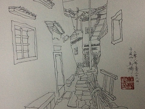 屏山寫生系列（個(gè)人主頁(yè)-ZMjgwNDUwNDg=） - 創(chuàng)作習(xí)作 - 站酷設(shè)計(jì)師小馬視圖原創(chuàng)素材 - 站酷ZCOOL