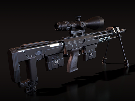 DSR-1狙击步枪(3D模型)