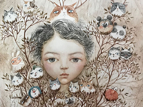 昨天的画和之前的自己喜欢的