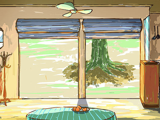【原创】二维动画短片 《短片2》 背景