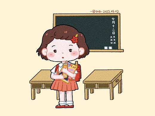 宫崎骏动画小插画练习-岁月的童话