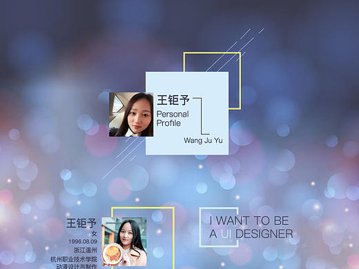 个人简介 作品GUI