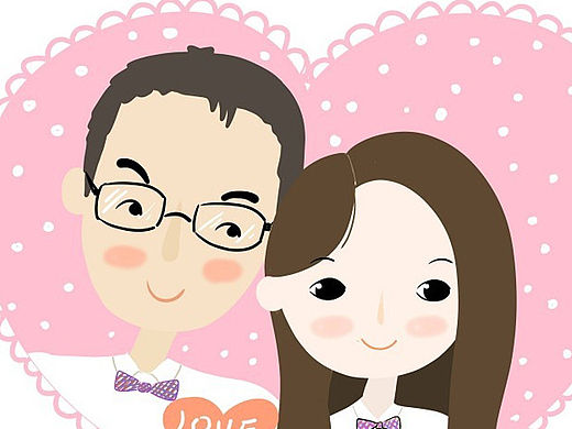 给朋友画的小漫画