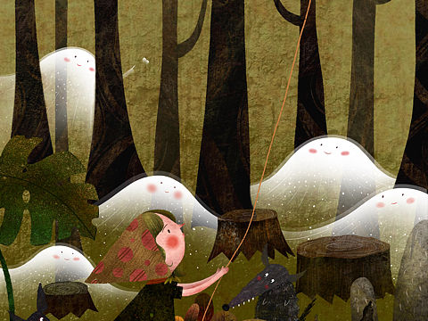 打卡插画8（个人主页-ZNDQ1NDQyNzY=） - 商业插画 - 站酷设计师流浪的汪原创素材 - 站酷ZCOOL